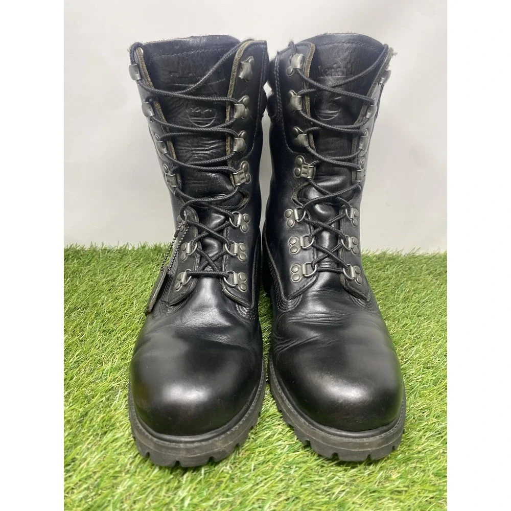 Timberland 40 Below Super Boots Black Mens Sz 11.5 Combat Rare Horween Vibram